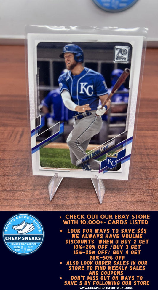 Cheap Sneaks Footwear/Sports Cards Baseball Card Hunter Dozier 2021 Topps #443 Kansas City Royals
