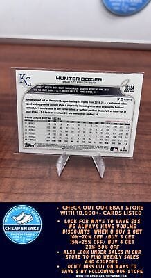 Cheap Sneaks Footwear/Sports Cards Baseball Card Hunter Dozier 2022 Topps Update #US184 Kansas City Royals