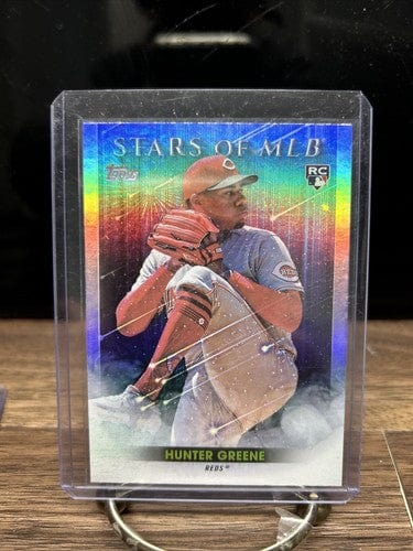 Cheap Sneaks Footwear/Sports Cards Baseball Card HUNTER GREENE 2022 Topps #SMLB-67 Stars Of MLB Rookie RC