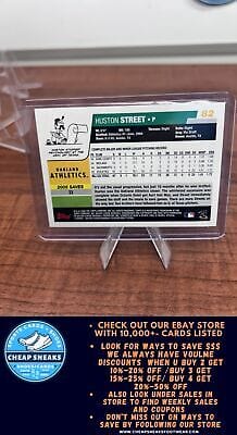Cheap Sneaks Footwear/Sports Cards Baseball Card Huston Street SN 2006 Topps Gold #82 Oakland Athletics