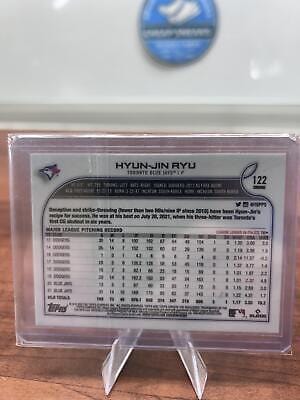 Cheap Sneaks Footwear/Sports Cards Baseball Card Hyun-Jin Ryu 2022 Topps Chrome Sepia Refractor #122 Toronto Blue Jays