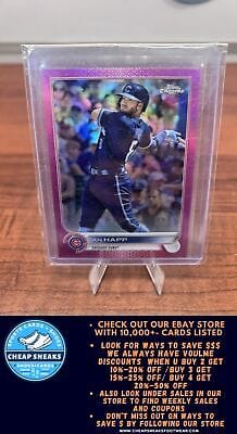Cheap Sneaks Footwear/Sports Cards Baseball Card Ian Happ 2022 Topps Chrome Pink Refractor #199 Chicago Cubs