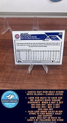 Cheap Sneaks Footwear/Sports Cards Baseball Card Ian Happ 2023 Topps #232 Chicago Cubs