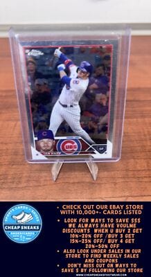 Cheap Sneaks Footwear/Sports Cards Baseball Card Ian Happ 2023 Topps Chrome #102 Chicago Cubs