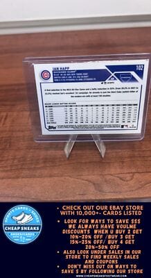 Cheap Sneaks Footwear/Sports Cards Baseball Card Ian Happ 2023 Topps Chrome #102 Chicago Cubs