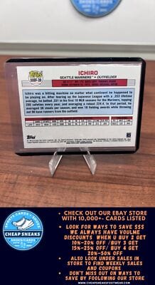 Cheap Sneaks Footwear/Sports Cards Baseball Card Ichiro 2022 Topps Archives 1988 Topps Big Foil  #88BF-39 Mariners