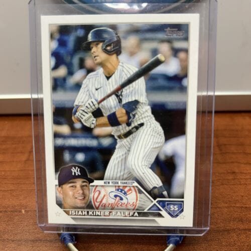 Cheap Sneaks Footwear/Sports Cards Baseball Card Isiah Kiner-Falefa New York Yankees 2023 Topps Series 1 Baseball Card
