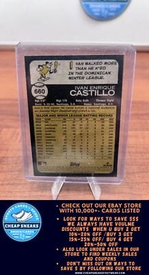 Cheap Sneaks Footwear/Sports Cards Baseball Card Ivan Castillo RC 2022 Topps Heritage #660 Kansas City Royals