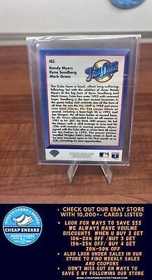 Cheap Sneaks Footwear/Sports Cards Baseball Card Ivy Leaguers (Randy Myers/Ryne Sandberg/Mark Grace) TS 1993 Upper Deck