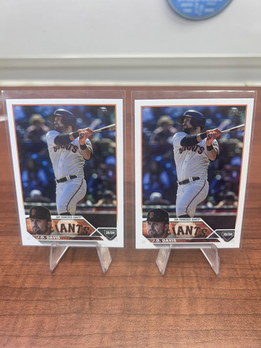 Cheap Sneaks Footwear/Sports Cards Baseball Card J.D. Davis 2023 Topps #335 San Francisco Giants