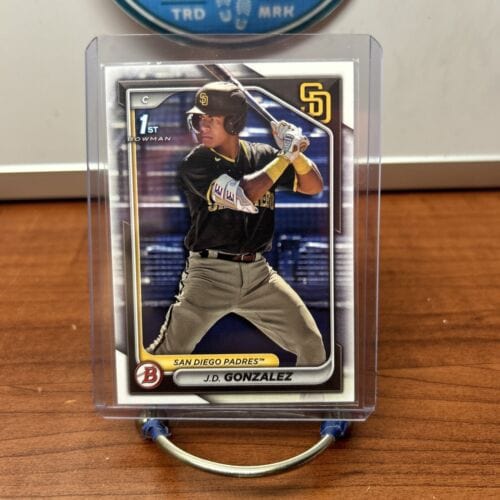 Cheap Sneaks Footwear/Sports Cards Baseball Card J.D. Gonzalez 2024 1st Bowman Prospects Baseball Card BP-111 San Diego