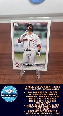 Cheap Sneaks Footwear/Sports Cards Baseball Card J.D. Martinez 2022 Topps Boston Red Sox #BOS-12 Boston Red Sox