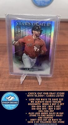 Cheap Sneaks Footwear/Sports Cards Baseball Card J.D. Martinez 2022 Topps Stars of MLB #SMLB-38 Boston Red Sox