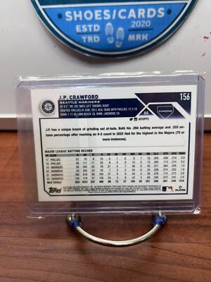 Cheap Sneaks Footwear/Sports Cards Baseball Card J.P. Crawford 2023 Topps Chrome Pink Refractor #156 Seattle Mariners