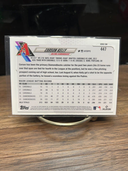 Cheap Sneaks Footwear/Sports Cards Baseball Card J. Palacios RC Auto #1 2021 Topps Series 2 #447 Carson Kelly Arizona Diamondbacks
