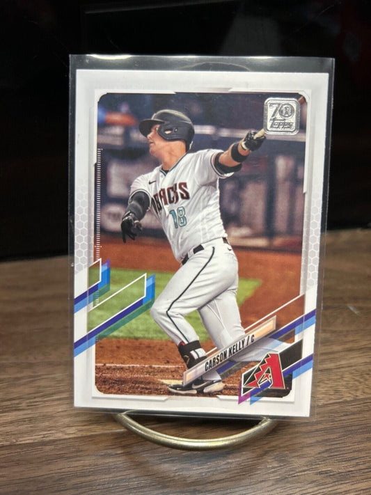 Cheap Sneaks Footwear/Sports Cards Baseball Card J. Palacios RC Auto #1 2021 Topps Series 2 #447 Carson Kelly Arizona Diamondbacks
