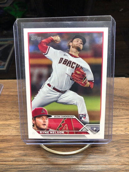 Cheap Sneaks Footwear/Sports Cards Baseball Card J. Palacios RC Auto #1 2023 Topps Series 2 RC Rookie #459 Ryne Nelson Diamondbacks