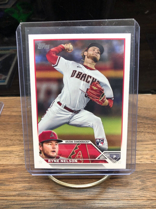 Cheap Sneaks Footwear/Sports Cards Baseball Card J. Palacios RC Auto #1 2023 Topps Series 2 RC Rookie #459 Ryne Nelson Diamondbacks