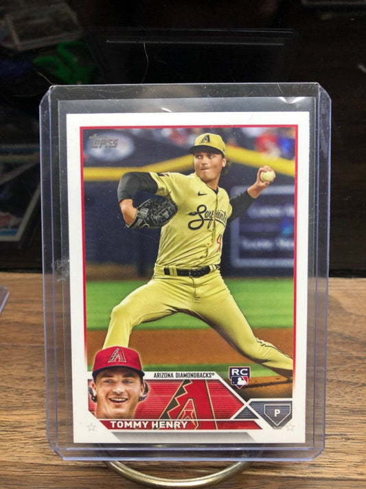 Cheap Sneaks Footwear/Sports Cards Baseball Card J. Palacios RC Auto #1 2023 Topps Series 2 Tommy Henry  Rookie card  336 Arizona Diamondbacks