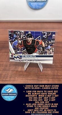 Cheap Sneaks Footwear/Sports Cards Baseball Card J.T. Realmuto 2017 Topps #396 Miami Marlins