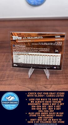 Cheap Sneaks Footwear/Sports Cards Baseball Card J.T. Realmuto 2017 Topps #396 Miami Marlins