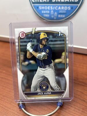 Cheap Sneaks Footwear/Sports Cards Baseball Card Jace Avina 2023 Bowman Prospects #BP-150 Milwaukee Brewers