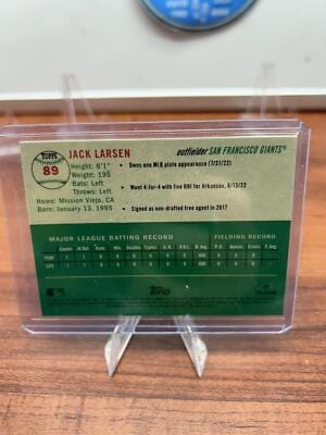 Cheap Sneaks Footwear/Sports Cards Baseball Card Jack Larsen RC 2023 Topps Chrome Platinum Anniversary #89 San Francisc