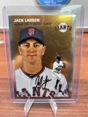 Cheap Sneaks Footwear/Sports Cards Baseball Card Jack Larsen RC 2023 Topps Chrome Platinum Anniversary #89 San Francisc