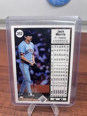 Cheap Sneaks Footwear/Sports Cards Baseball Card Jack Morris 1989 Upper Deck #352 Detroit Tigers