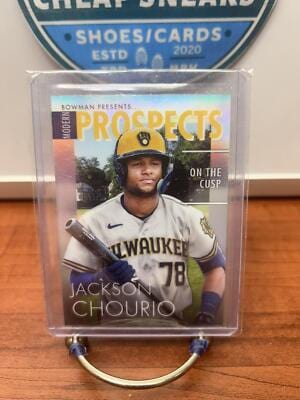 Cheap Sneaks Footwear/Sports Cards Baseball Card Jackson Chourio 2023 Bowman Modern Prospects #MP-12 Milwaukee Brewers