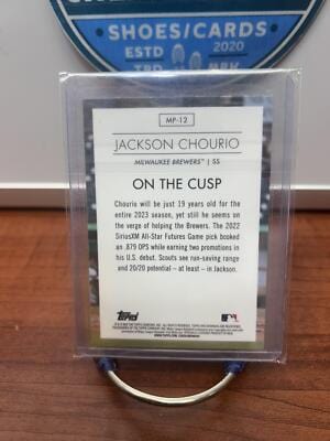Cheap Sneaks Footwear/Sports Cards Baseball Card Jackson Chourio 2023 Bowman Modern Prospects #MP-12 Milwaukee Brewers