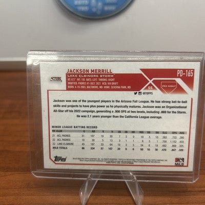 Cheap Sneaks Footwear/Sports Cards Baseball Card Jackson Merrill 2023 Topps Pro Debut -#PD-165 (RC) Padres Star Prospec