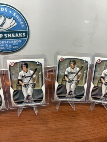 Cheap Sneaks Footwear/Sports Cards Baseball Card Jacob Berry  2023 Bowman 1st Prospect Base Card( X5) BP-108 Miami Marl