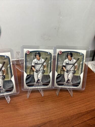 Cheap Sneaks Footwear/Sports Cards Baseball Card Jacob Berry  2023 Bowman 1st Prospect Base Card( X5) BP-108 Miami Marl