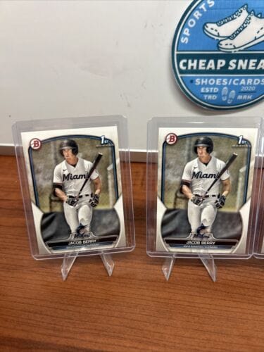 Cheap Sneaks Footwear/Sports Cards Baseball Card Jacob Berry  2023 Bowman 1st Prospect Base Card( X5) BP-108 Miami Marl