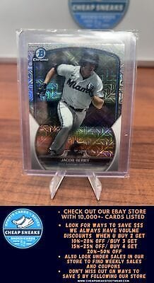 Cheap Sneaks Footwear/Sports Cards Baseball Card Jacob Berry 2023 Bowman Chrome Chrome Prospects Mojo Refractor #BCP-24