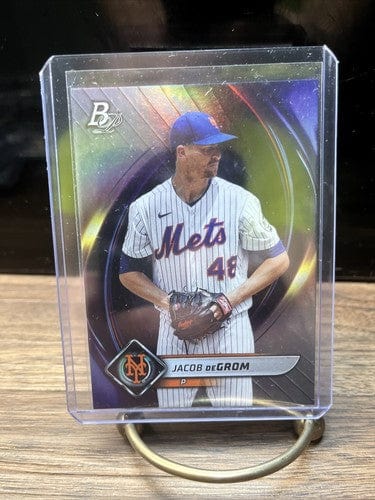 Cheap Sneaks Footwear/Sports Cards Baseball Card Jacob DeGrom 2022 Bowman Platinum Baseball Card #42 New York Mets