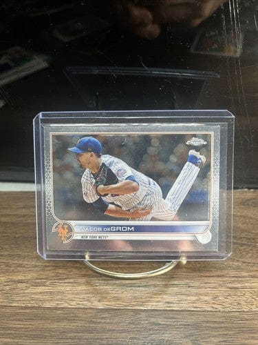 Cheap Sneaks Footwear/Sports Cards Baseball Card Jacob deGrom 2022 Topps Chrome Baseball Card # 125 Mets, Rangers