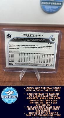 Cheap Sneaks Footwear/Sports Cards Baseball Card Jacob Stallings 2022 Topps Chrome Update #USC92 Miami Marlins