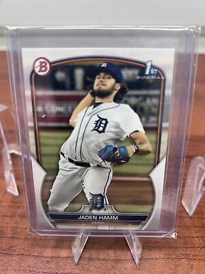Cheap Sneaks Footwear/Sports Cards Baseball Card Jaden Hamm 2023 Bowman Draft #BD-154 Detroit Tigers