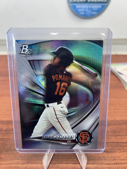 Cheap Sneaks Footwear/Sports Cards Baseball Card Jairo Pomares 2022 Bowman Platinum Top Prospects #TOP-25 San Francisco