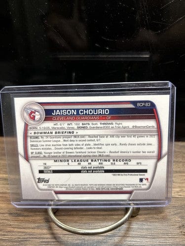 Cheap Sneaks Footwear/Sports Cards Baseball Card Jaison Chourio 2023 Bowman Chrome Cleveland Guardians Baseball Card #B