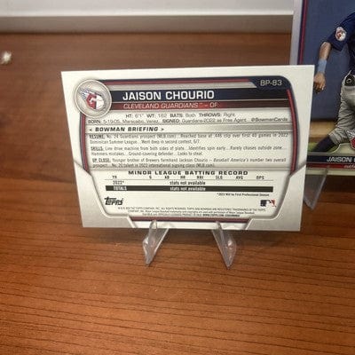 Cheap Sneaks Footwear/Sports Cards Baseball Card Jaison Chourio 2023 Bowman Prospect Cleveland Guardians Baseball Card#