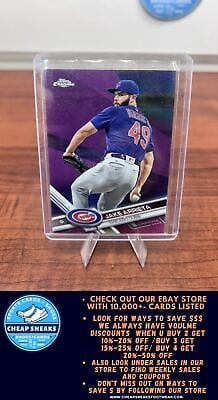 Cheap Sneaks Footwear/Sports Cards Baseball Card Jake Arrieta 2017 Topps Chrome Refractor #53 Chicago Cubs