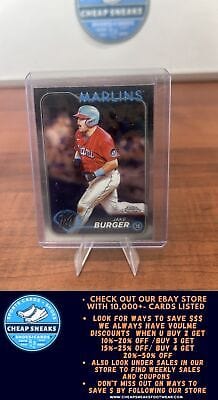 Cheap Sneaks Footwear/Sports Cards Baseball Card Jake Burger 2024 Topps Chrome #108 Miami Marlins