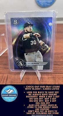 Cheap Sneaks Footwear/Sports Cards Baseball Card Jake Burger RC 2022 Bowman Platinum #82 Chicago White Sox