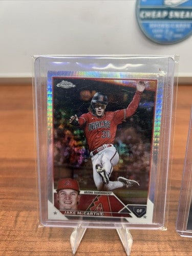 Cheap Sneaks Footwear/Sports Cards Baseball Card Jake McCarthy 2023 Topps Chrome Platinum Anniversary/Prism Refractor D
