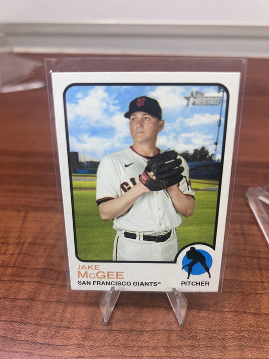 Cheap Sneaks Footwear/Sports Cards Baseball Card Jake McGee 2022 Topps Heritage #293 San Francisco Giants