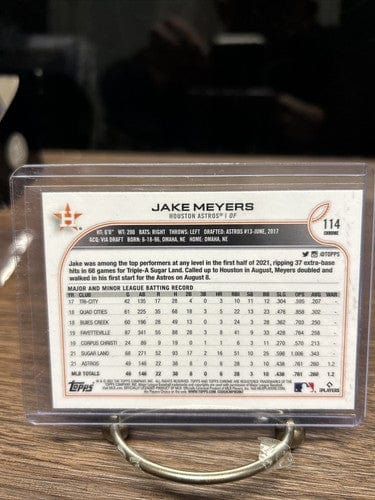 Cheap Sneaks Footwear/Sports Cards Baseball Card Jake Meyers 2022 Topps Chrome Houston Astros Roookie Baseball Card #11