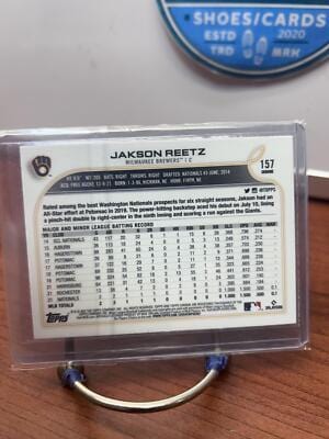 Cheap Sneaks Footwear/Sports Cards Baseball Card Jakson Reetz 2022 Topps Chrome Sepia Refractor #157 Milwaukee Brewers